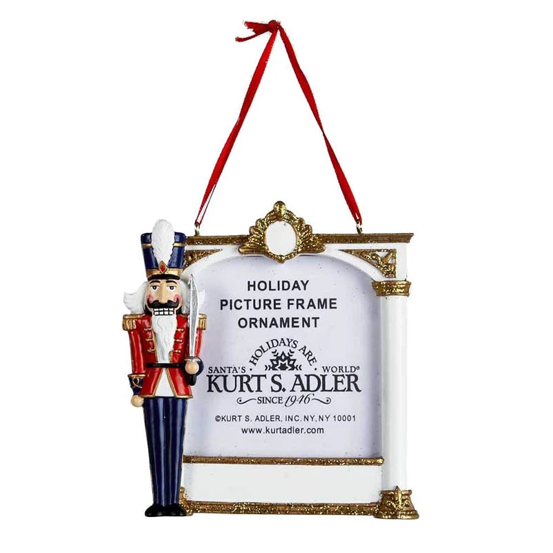Nutcracker Soldier Picture Frame Ornament