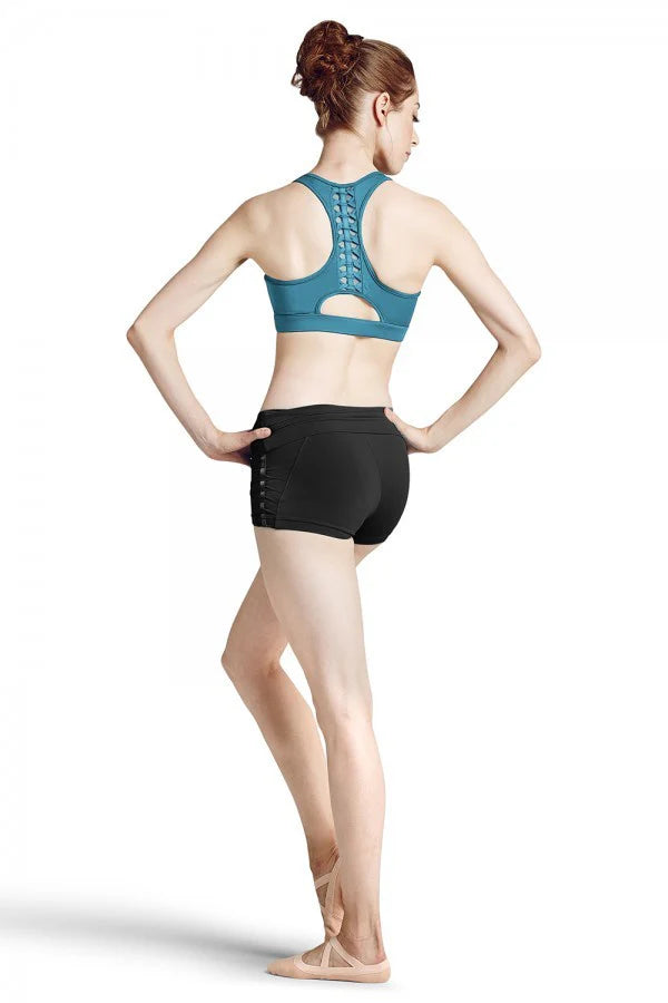 Spliced Twist Back Crop Top