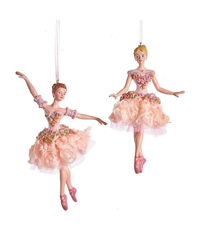 Blush Pink Ballerina Ornaments