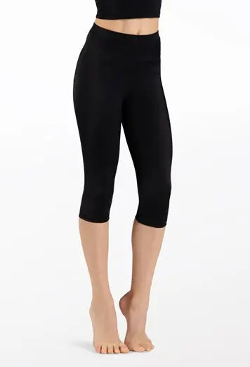 Mid Rise Long Capri Leggings