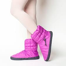 Russian Pointe Quilted Booties - Purple