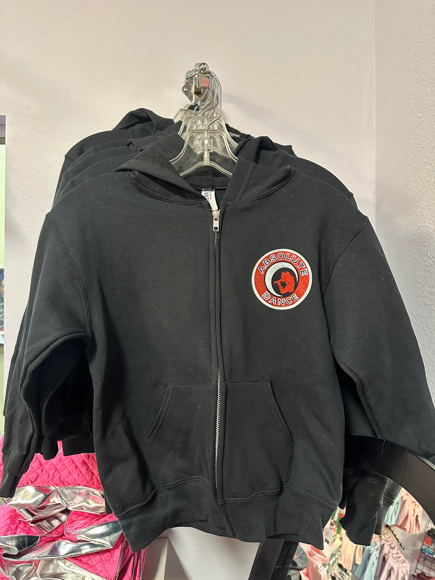 Absolute Dance Black Zip-up Hoodie (youth)