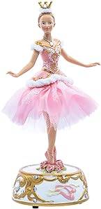 Pink Ballerina Figured with Musical Base Table Piece