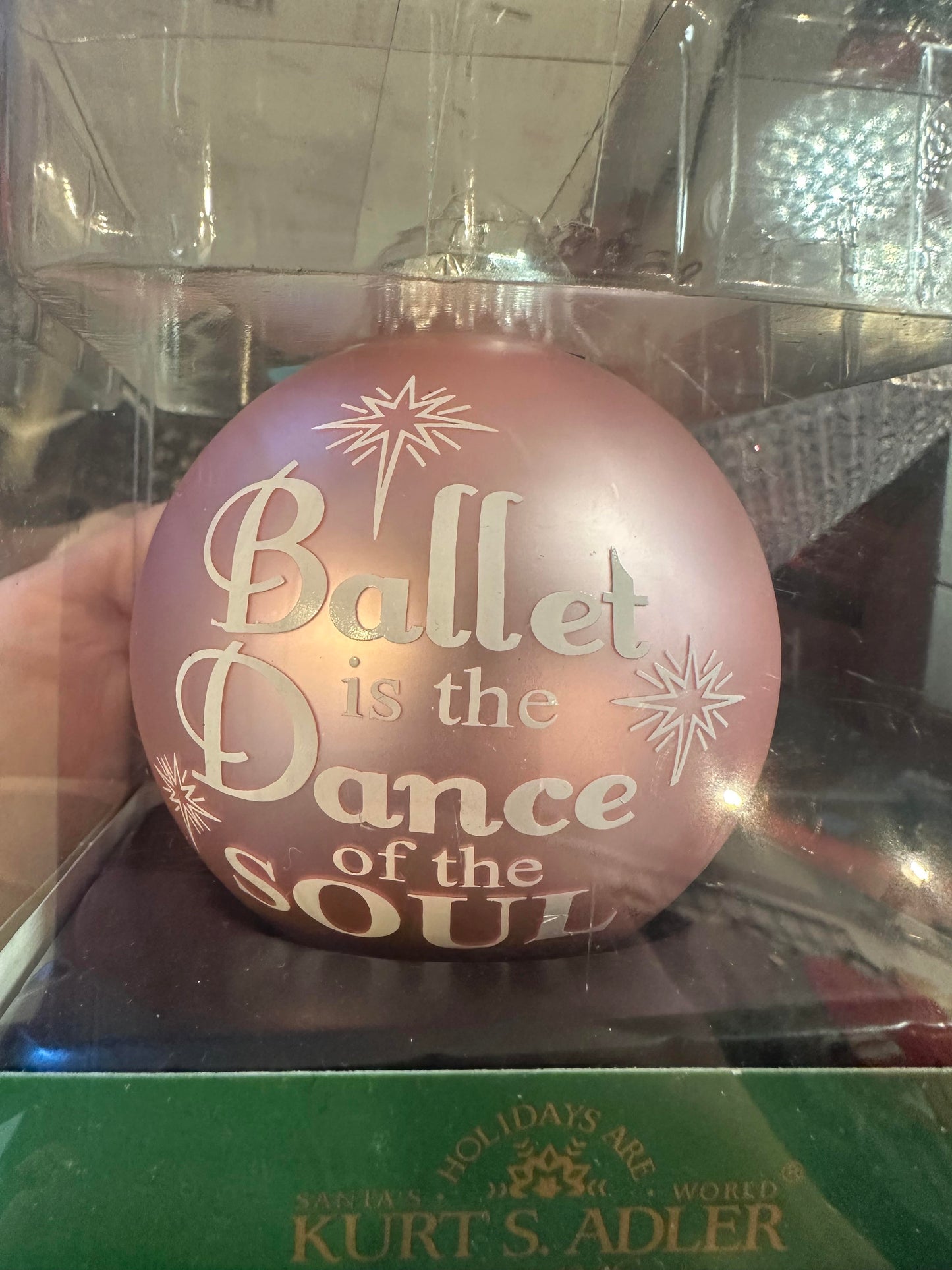 Ballet is the Dance of the Soul Ornament