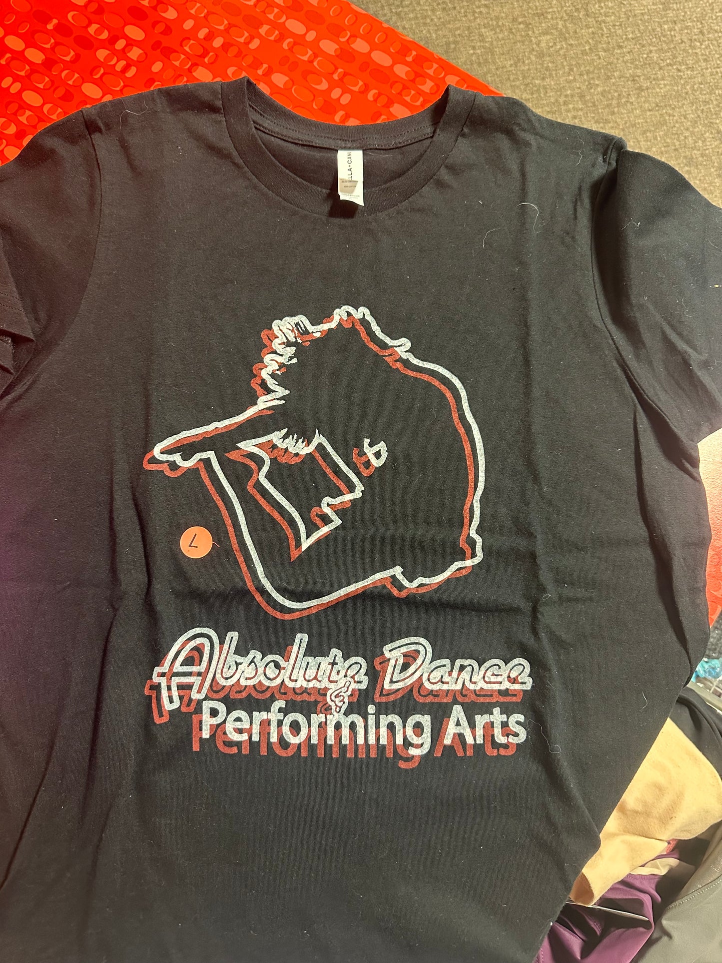 Absolute Dance Tshirt - Solid Black Logo (YOUTH)