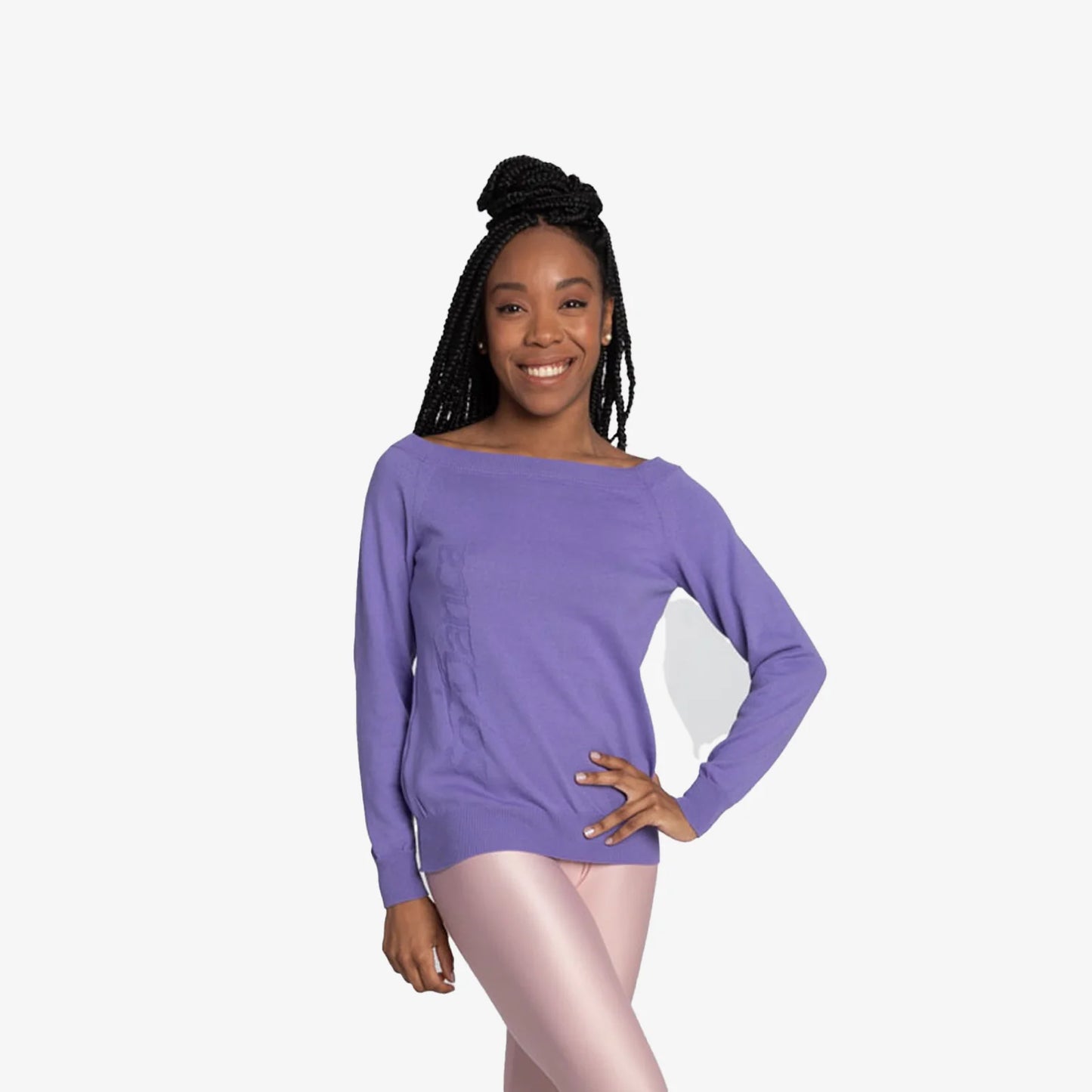 Warmup Off Shoulder Pullover Sweater
