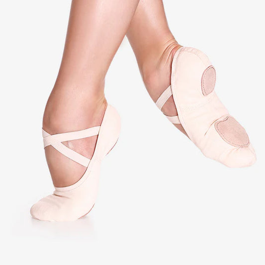 Bliss by So Danca Stretch Canvas Split Sole Ballet Shoe - Adult