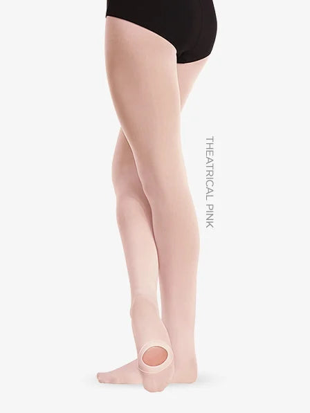TotalSTRETCH Seamless Knit Waist Convertible Tights - Adult