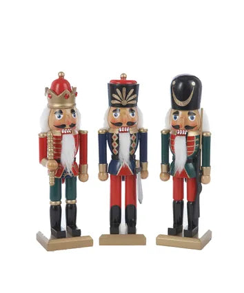 10" Wooden Soldier Nutcrackers