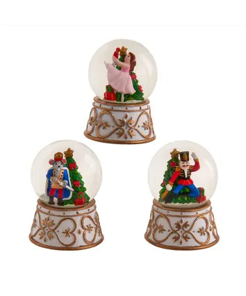 45MM Nutcracker Mini Snow Globes