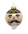 80MM Glass Nutcracker Design Ball Ornaments