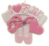 I "heart" Ballet Ornament